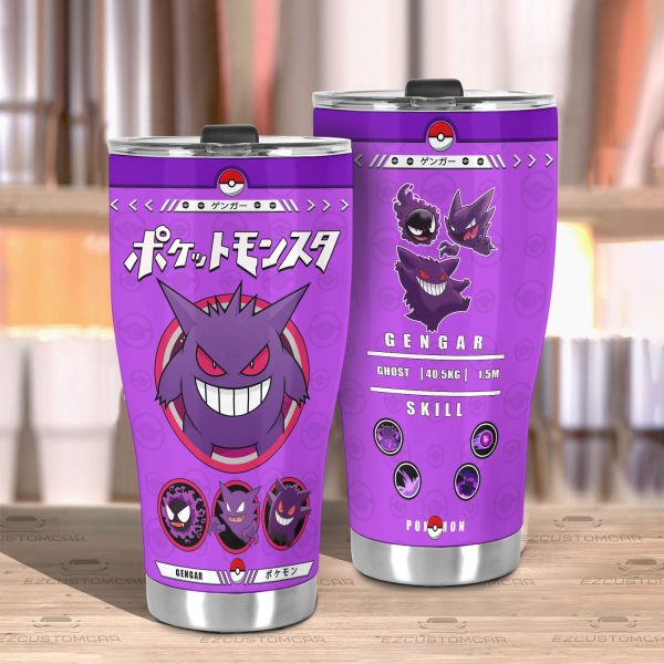 gengar travel mug ideal tumbler for your pokemon collections kvmo4