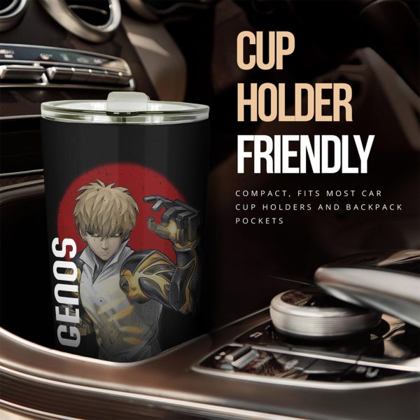 genos car tumbler cup custom anime one punch man car accessories gtmxc