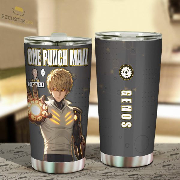Genos Travel Mug – Gift Idea for One Punch Man fans