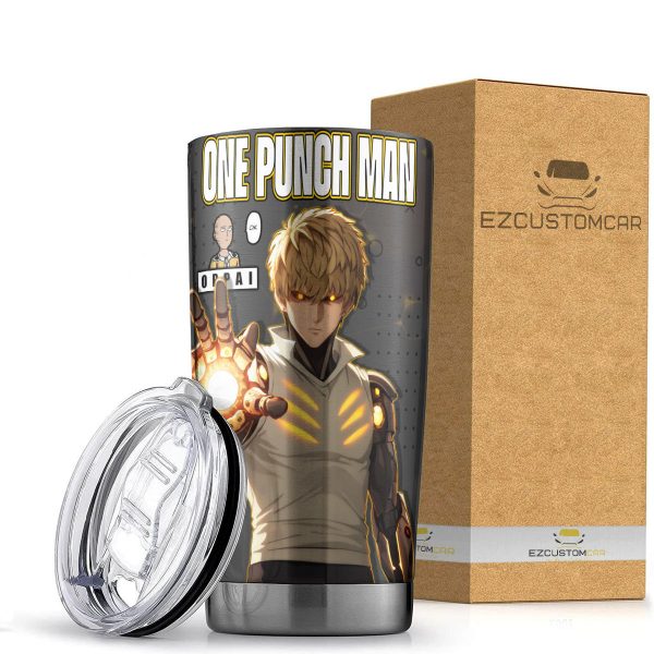 Genos Travel Mug – Gift Idea for One Punch Man fans