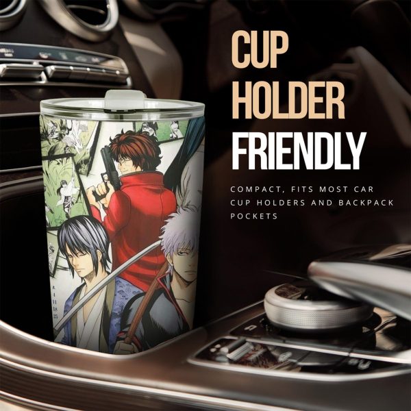 gintama car accessories anime car tumbler cup dwlyk