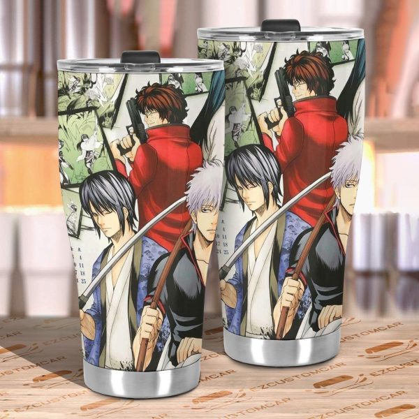 gintama car accessories anime car tumbler cup maxrg