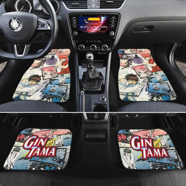 gintama car floor mats anime car accessories yryos