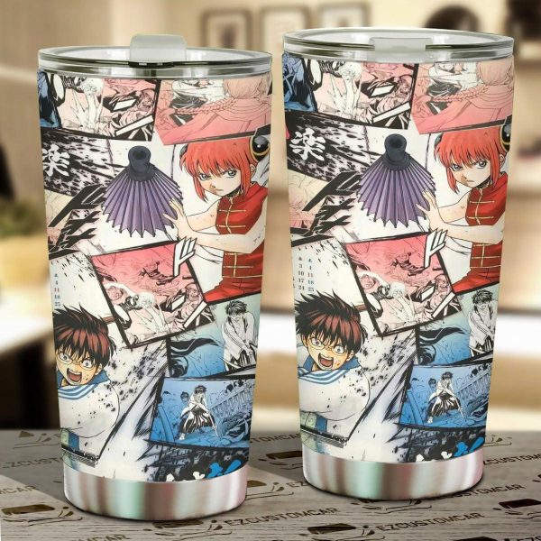 Sougo Okita Gintama Car Tumbler Cup Anime Car Accessories Mixed Manga Style