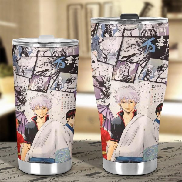 gintama car tumbler cup anime car accessories mixed manga style zwfcq