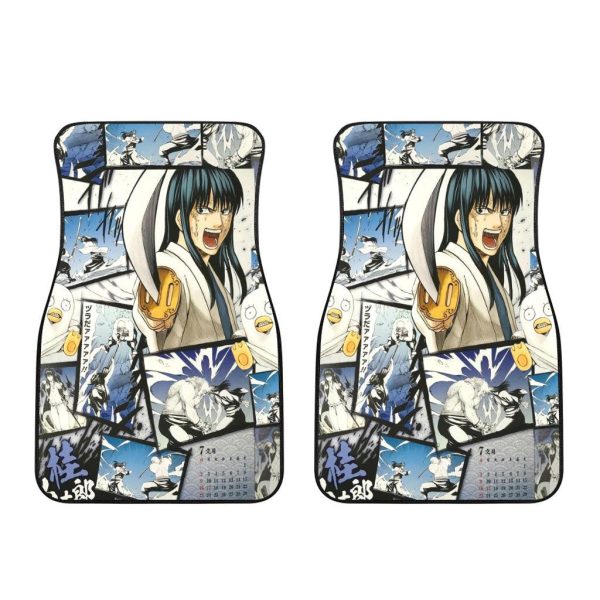 gintama katsura kotarou car floor mats anime car accessories mixed manga style trm3q