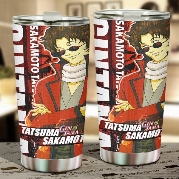 Gintama Sakamoto Tatsuma Car Tumbler Cup Anime Car Accessories Mixed Manga Style
