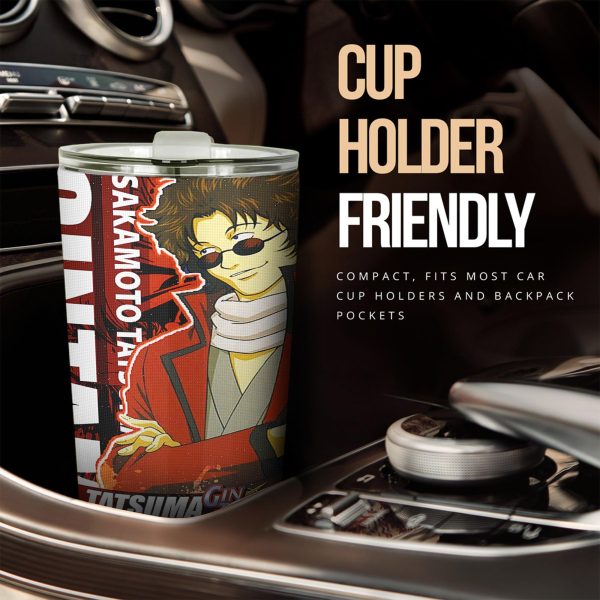 gintama sakamoto tatsuma car tumbler cup anime car accessories biwc5