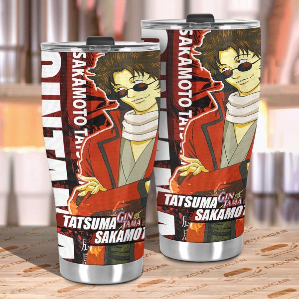 gintama sakamoto tatsuma car tumbler cup anime car accessories v20ym