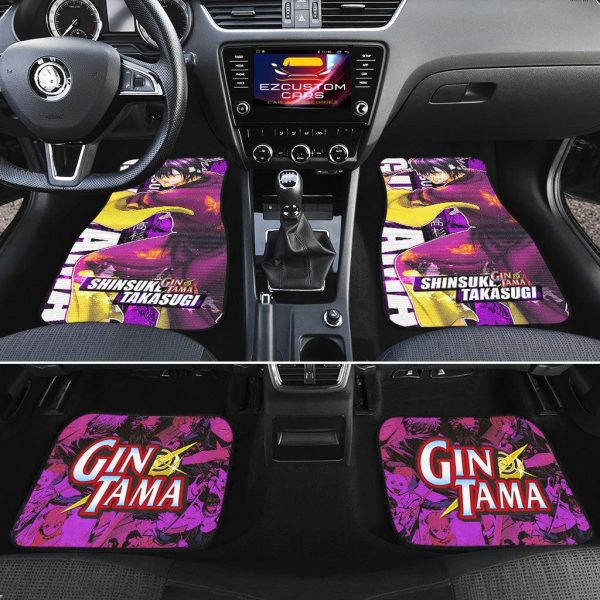gintama takasugi shinsuke car floor mats anime car accessories wqref