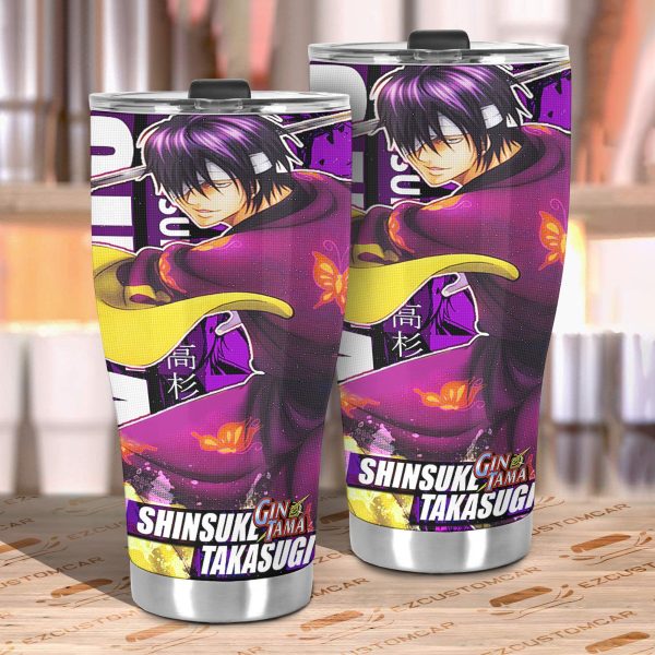 gintama takasugi shinsuke car tumbler cup anime car accessories axgcu