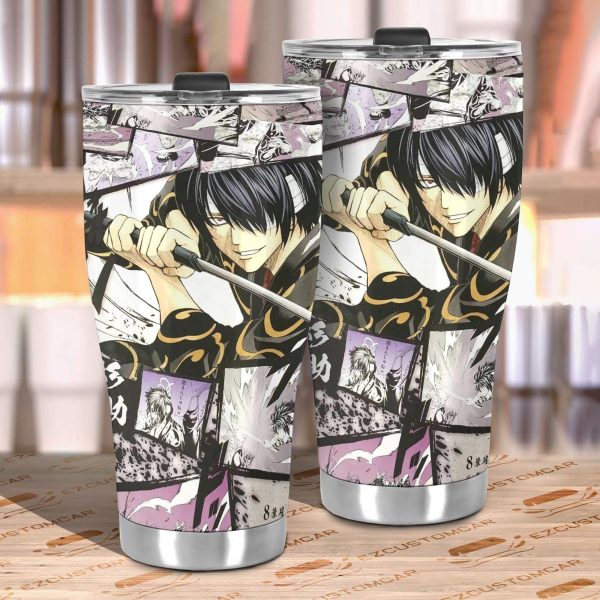gintama takasugi shinsuke car tumbler cup anime car accessories mixed manga style vxtn3