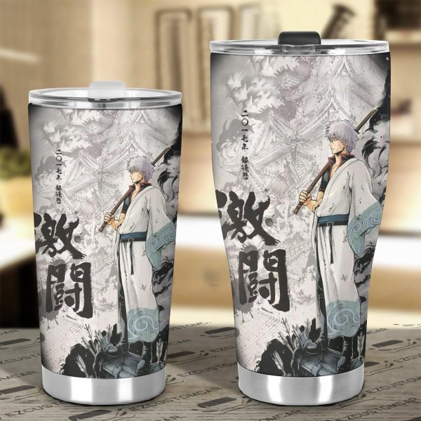 gintoki sakata car tumbler cup custom gintama anime car accessories aewvk