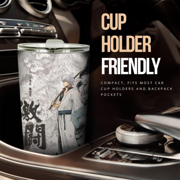 gintoki sakata car tumbler cup custom gintama anime car accessories iu6wz