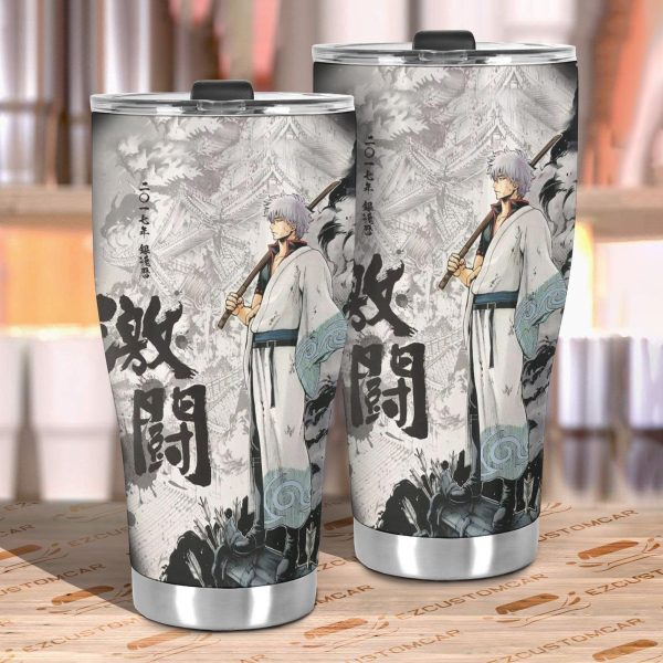 gintoki sakata car tumbler cup custom gintama anime car accessories taec8