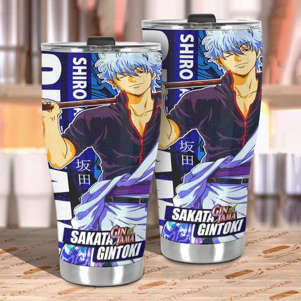 gintoki sakata gintama car tumbler cup anime car accessories wekmz