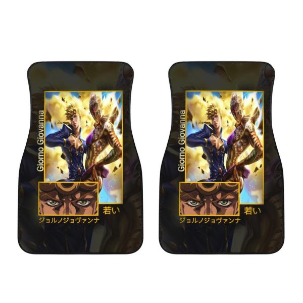 Giorno Giovanna Car Floor Mats Custom JoJo’s Bizarre Adventure Anime Car Accessories
