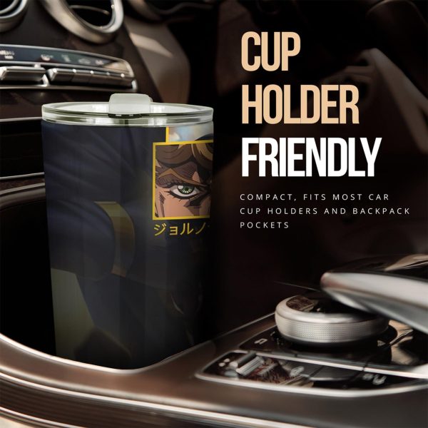 giorno giovanna car tumbler cup custom jojos bizarre adventure anime car accessories bacmw