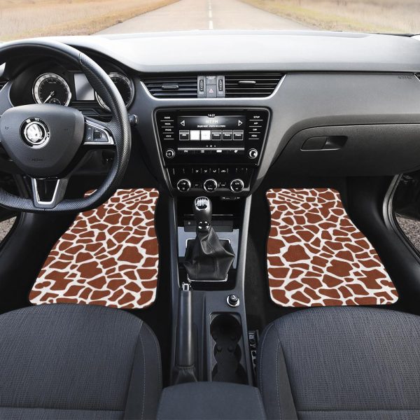 Giraffe Skin Pattern Car Floor Mats