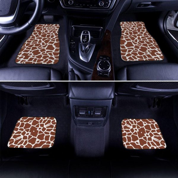 Giraffe Skin Pattern Car Floor Mats