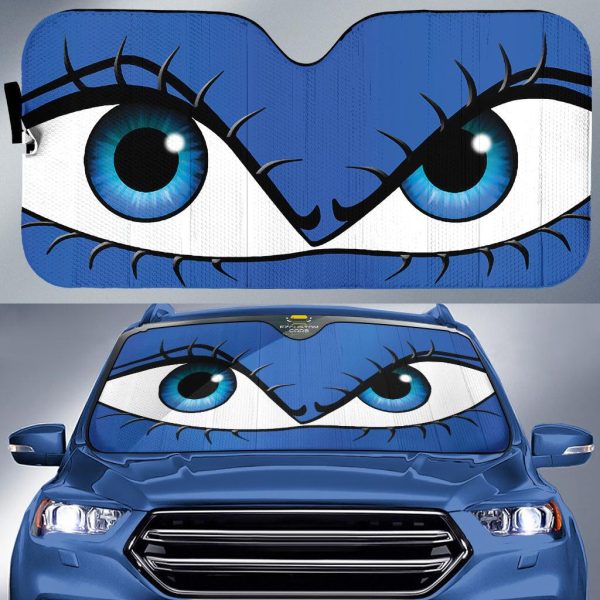 girly cartoon eyes custom car windshield sunshades ivkvr