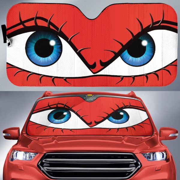 girly cartoon eyes custom car windshield sunshades kcr8l