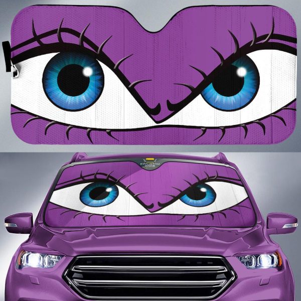 girly cartoon eyes custom car windshield sunshades oe64e