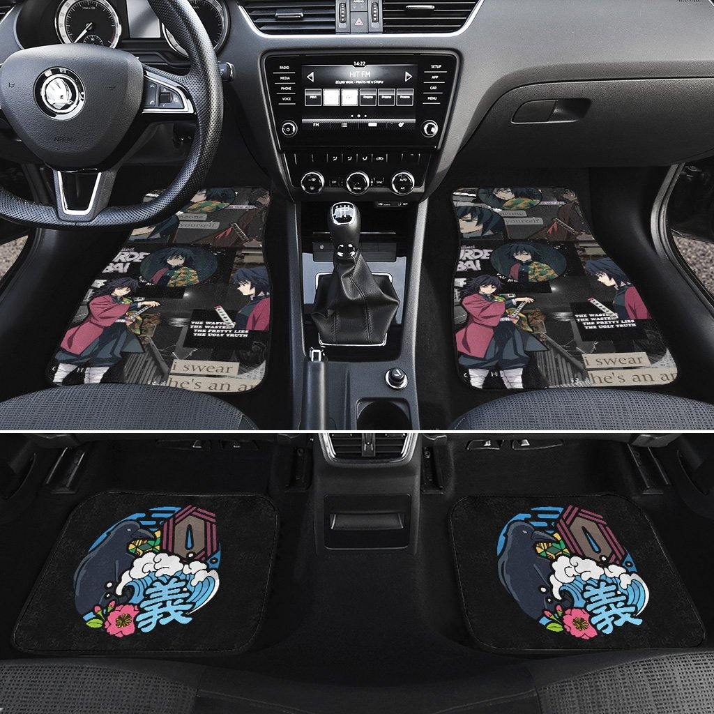 Giyuu Car Floor Mats Demon Slayer Car Floor Mats Giyuu Car Floor Mats Demon Slayer Car Floor Mats