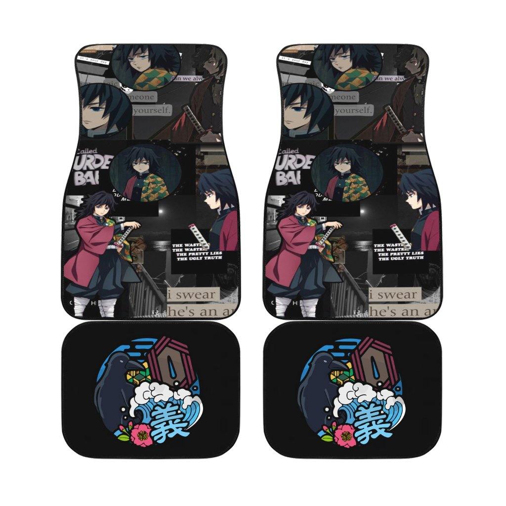 Giyuu Car Floor Mats Demon Slayer Car Floor Mats Giyuu Car Floor Mats Demon Slayer Car Floor Mats