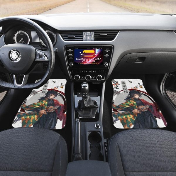 giyuu demon slayer car floor mats anime car decoration s9xzr