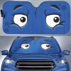 Glaring Cartoon Eyes Car Windshield Sun Shade