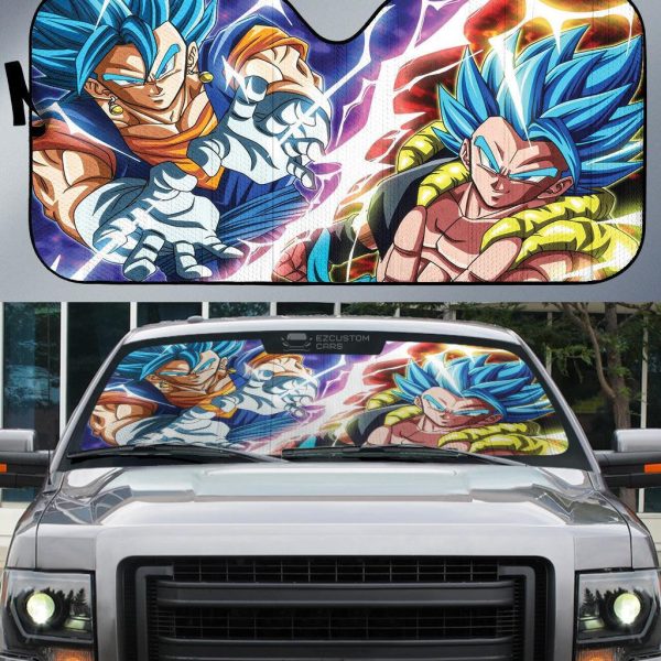 Gogeta Car Sun shade Custom Dragon Ball Anime Car Accessories Gogeta Car Sun shade Custom Dragon Ball Anime Car Accessories
