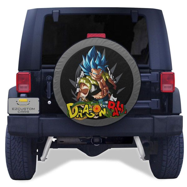 Gogeta x Vegito Spare Tire Cover Custom Dragon Ball Anime Car Accessories