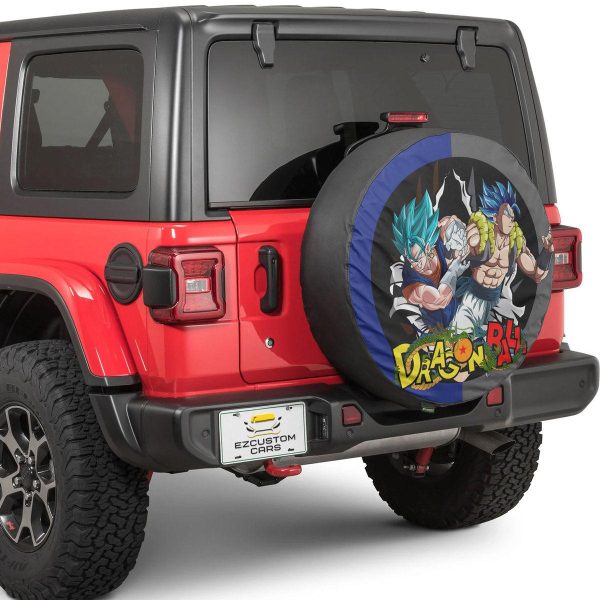 gogeta x vegito spare tire cover custom dragon ball anime car accessories g4qwh