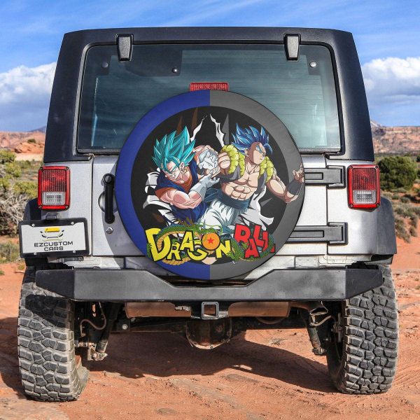 Gogeta x Vegito Spare Tire Cover Custom Dragon Ball Anime Car Accessories