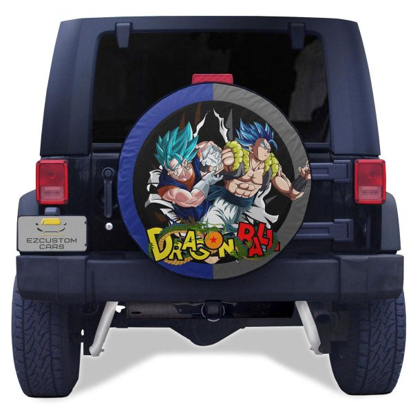 Gogeta x Vegito Spare Tire Cover Custom Dragon Ball Anime Car Accessories