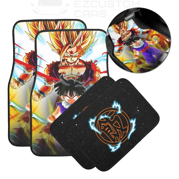Gohan Kid Car Floor Mats Custom Dragon Ball Anime Car Accessories