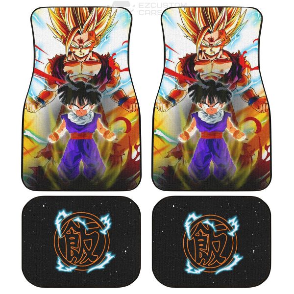 Dragon Ball Anime Car Accessories Custom Gogeta Car Floor Mats