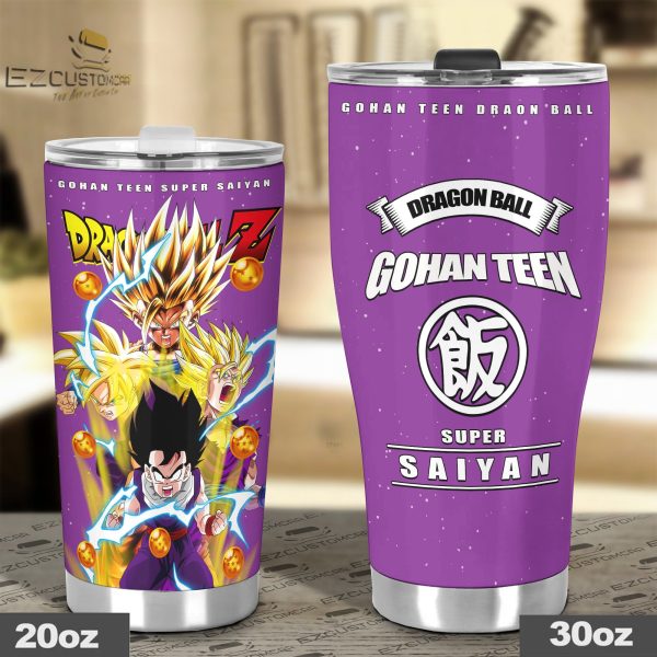 gohan teen travel mug ideal tumbler for your dragon ball collections hjvfv