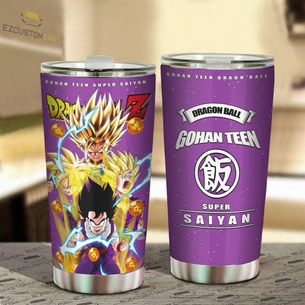 Gohan Teen Travel Mug – Ideal Tumbler for Your Dragon Ball Collections