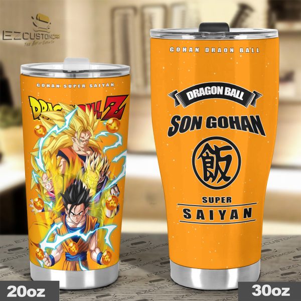 gohan travel mug ideal tumbler for your dragon ball collections 3dmnu