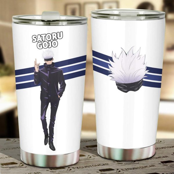Gojo Car Tumblers Cup Custom Jujutsu Kaisen Anime Car Accessories