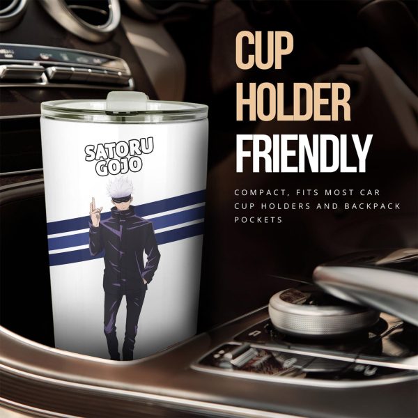gojo car tumbler cup custom anime jujutsu kaisen car accessories faubs