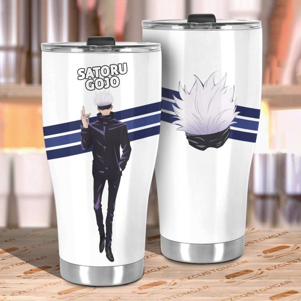 gojo car tumbler cup custom anime jujutsu kaisen car accessories pnb6w