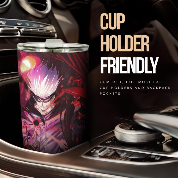 Jujutsu Kaisen Car Accessories Anime Car Tumblers Cup Gojo Satoru Art