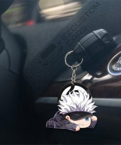 gojo satoru keychains custom jujutsu kaisen anime car accessories a7add
