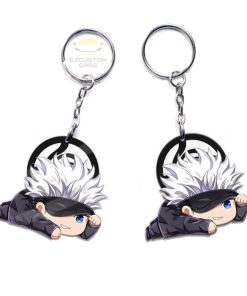 gojo satoru keychains custom jujutsu kaisen anime car accessories f4e0g