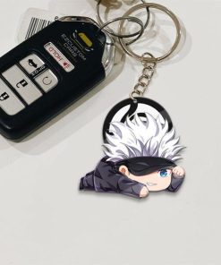 gojo satoru keychains custom jujutsu kaisen anime car accessories unn9m