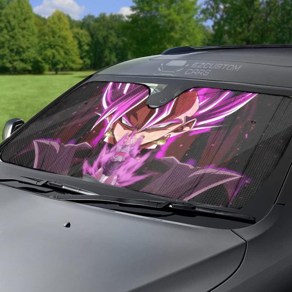 goku black dragon ball super anime sun shade anime car accessories qpr1k