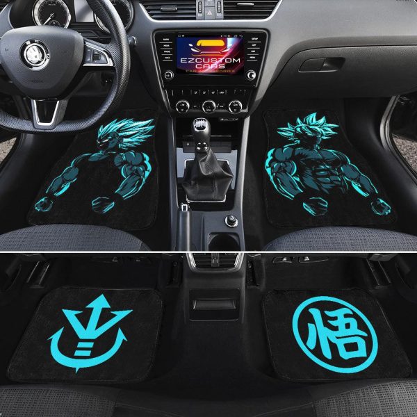 goku car accessories custom dragon ball anime car floor mats fk7io